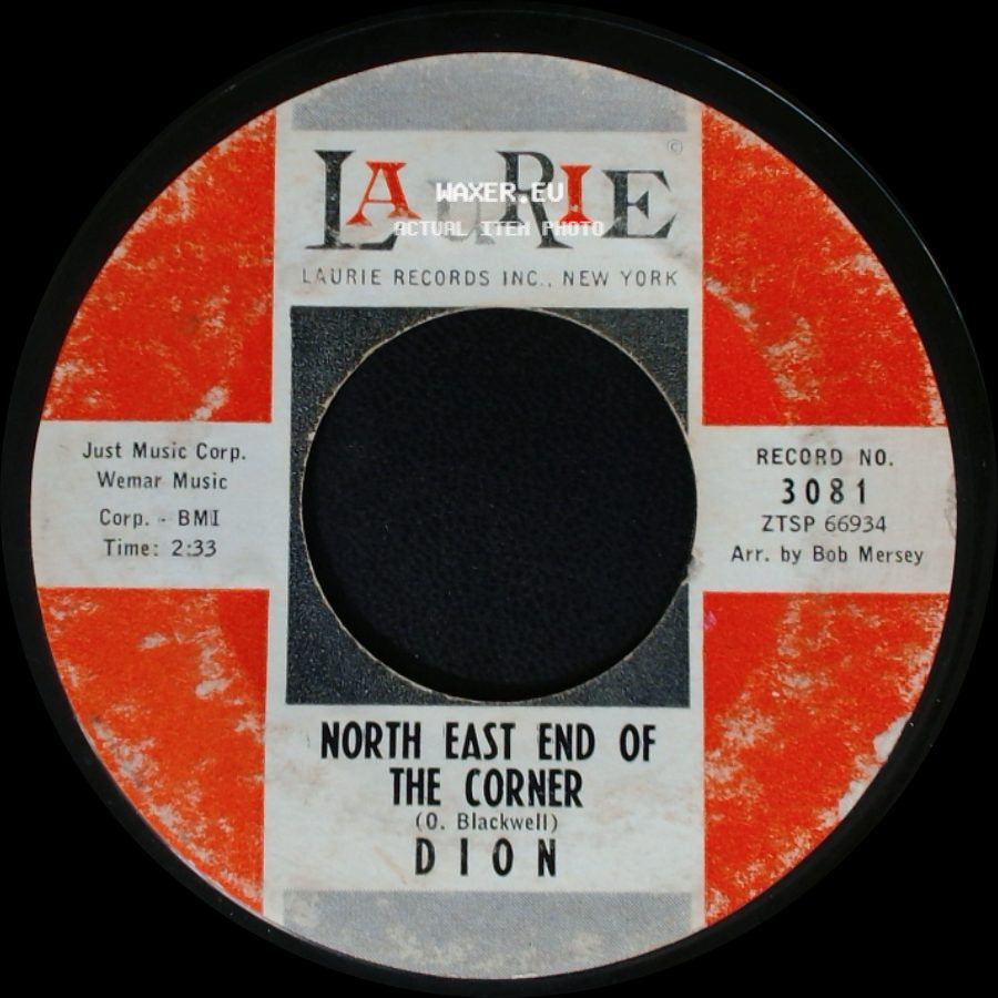 Dion - North East End Of The Corner / Havin' Fun side A