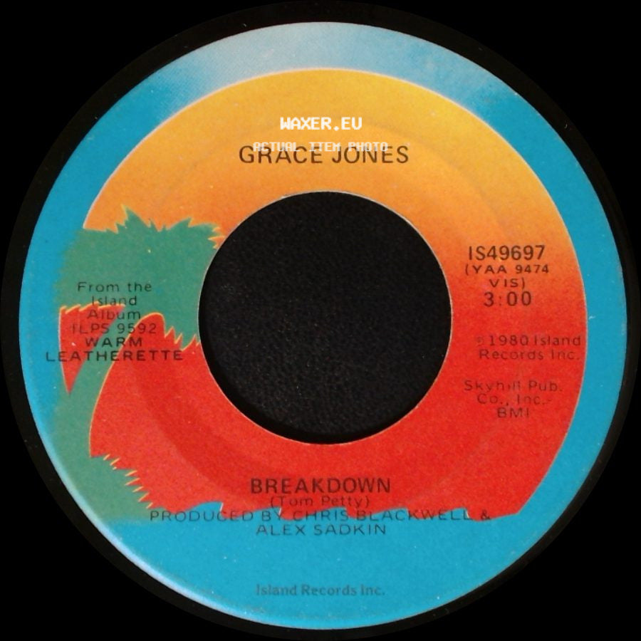 Grace Jones - Pull Up To The Bumper / Breakdown side B