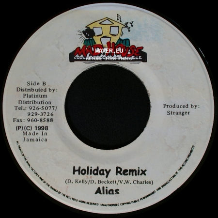 Frisco Kid / Alias - Calico / Holiday Remix side B