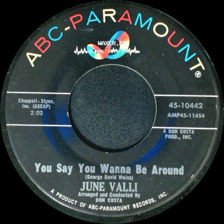 June Valli - Gather Your Dreams / You Say You Wanna Be Around side B
