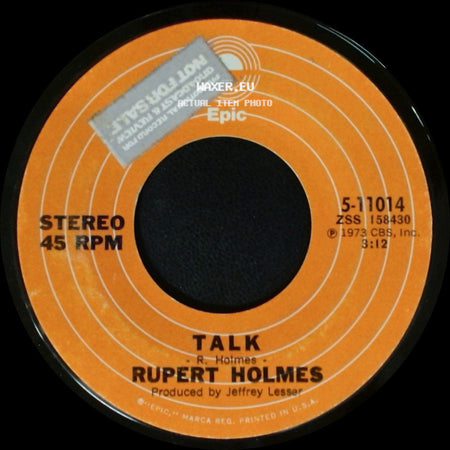 Rupert Holmes - Philly / Talk side B