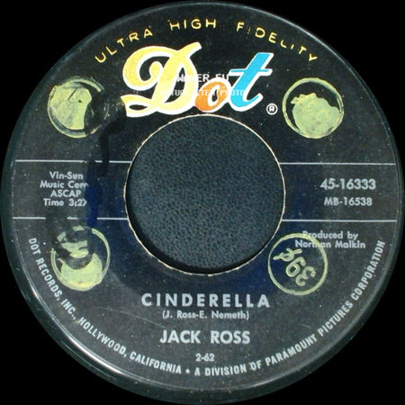 Jack Ross - Cinderella / Margarita side A