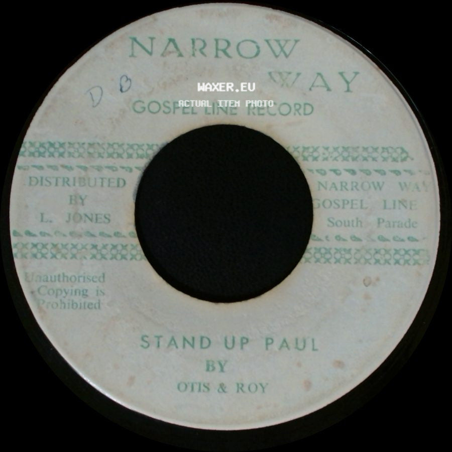 Otis & Roy - Stand Up Paul / Victory In Jesus side A