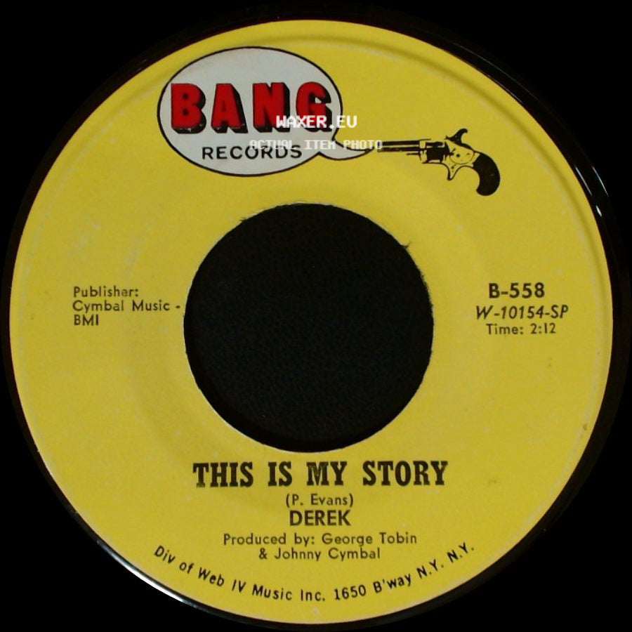 Derek - Cinnamon / This Is My Story side B