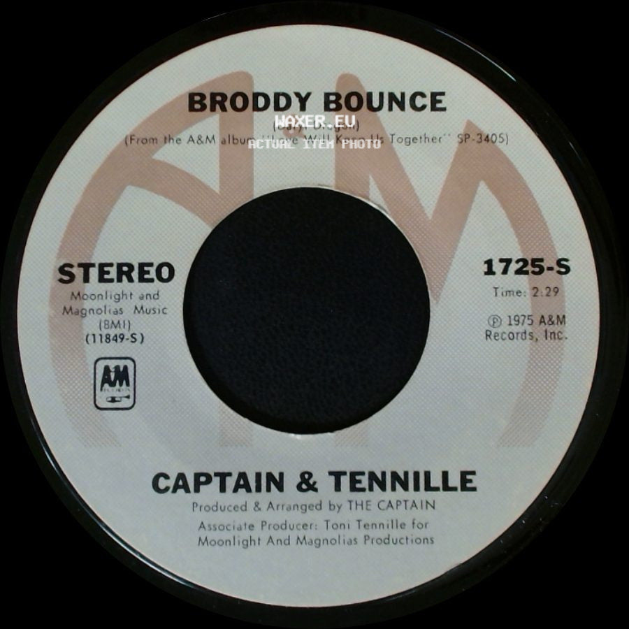 Captain & Tennille - Broddy Bounce / The Way I Want To Touch You side A