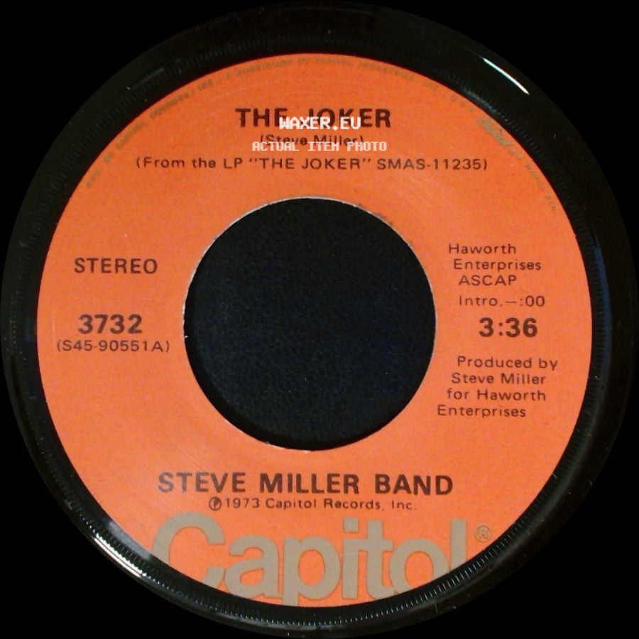 Steve Miller Band - The Joker / Something To Believe In side A