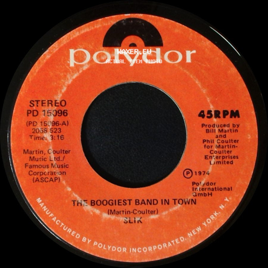Slik - Hatchet / The Boogiest Band In Town side B