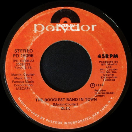 Slik - Hatchet / The Boogiest Band In Town side B