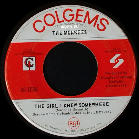 The Monkees - The Girl I Knew Somewhere / A Little Bit Me, A Little Bit You side A