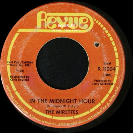 The Mirettes - To Love Somebody / In The Midnight Hour side B