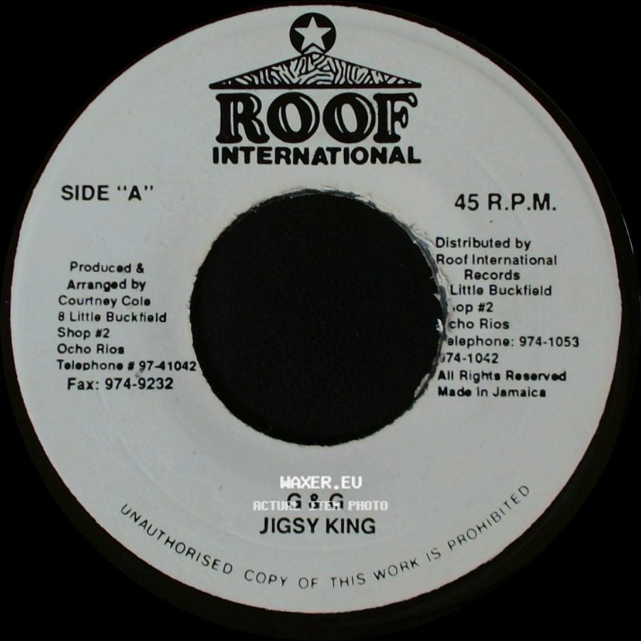 Jigsy King - Version / G & G side B