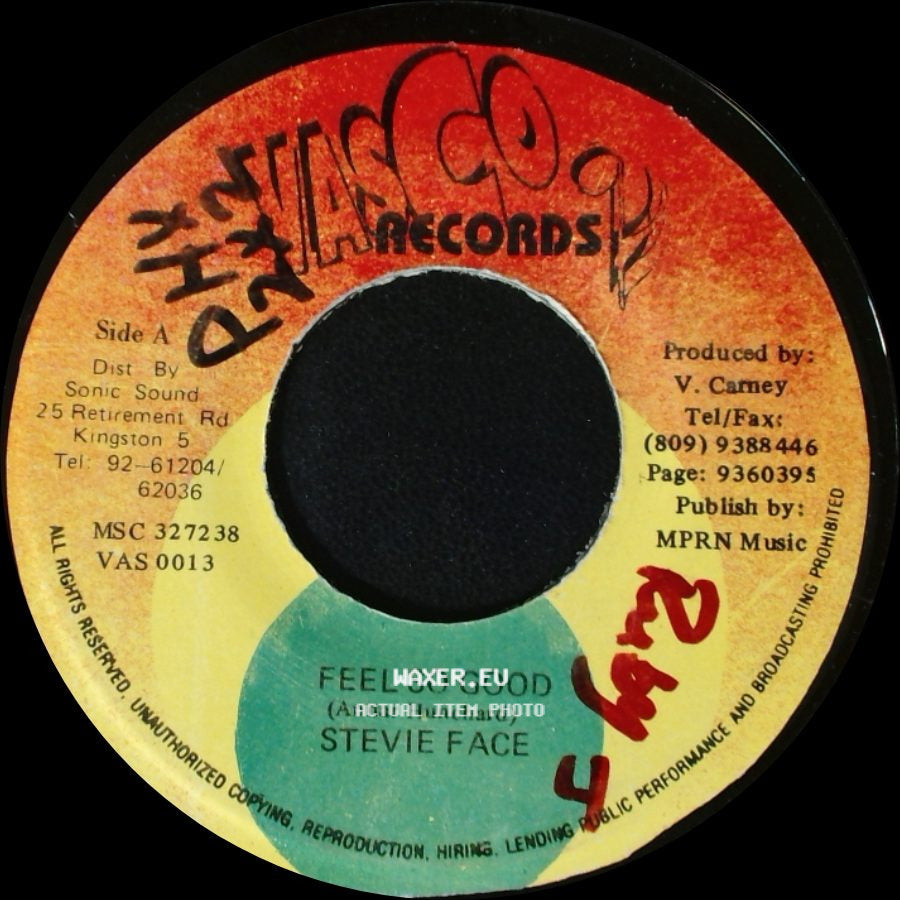 Stevie Face / Sly Dunbar - Feel So Good / Version Copter side A