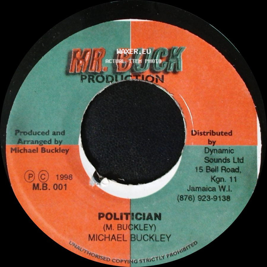 Michael Buckley - Version / Politician side B