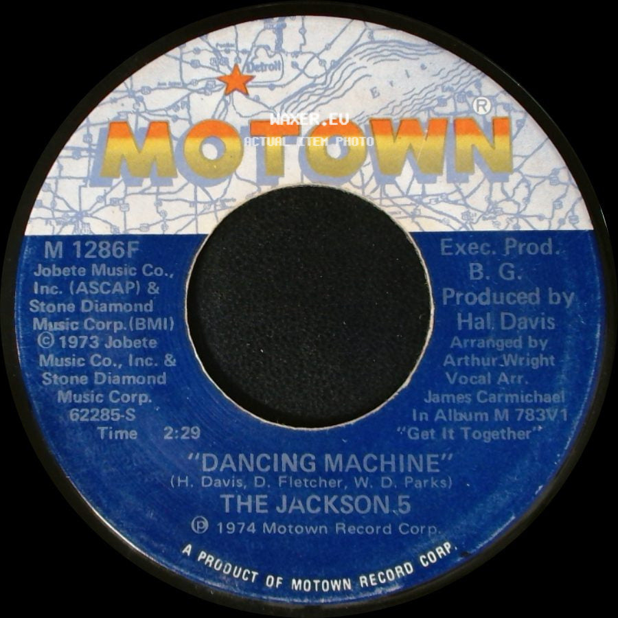 The Jackson 5 - It's Too Late To Change The Time / Dancing Machine side B