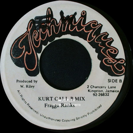 Fragga Ranks - Woman Yu Look Good Enough / Kurt Call B Mix side B
