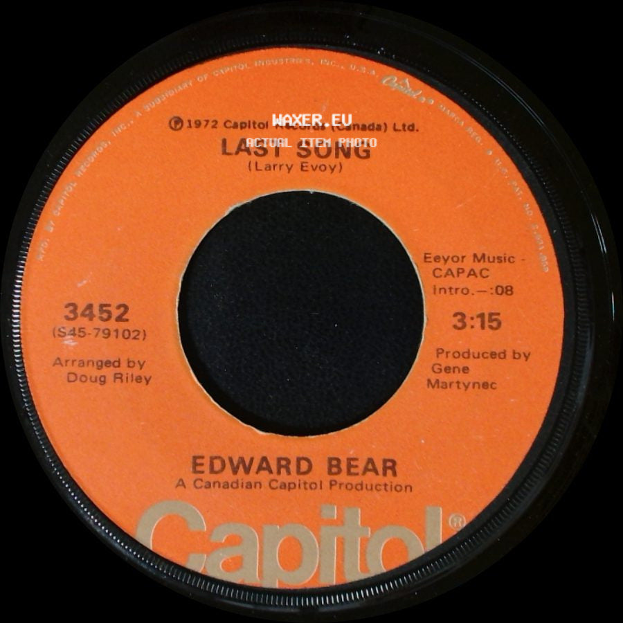 Edward Bear - Last Song / Best Friend side A