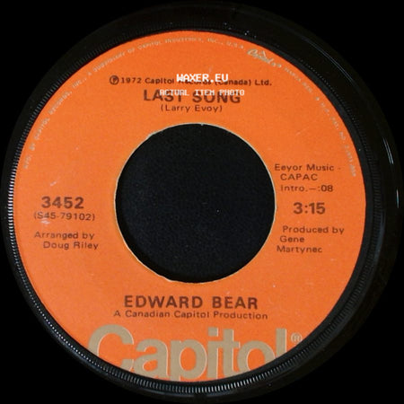 Edward Bear - Last Song / Best Friend side A
