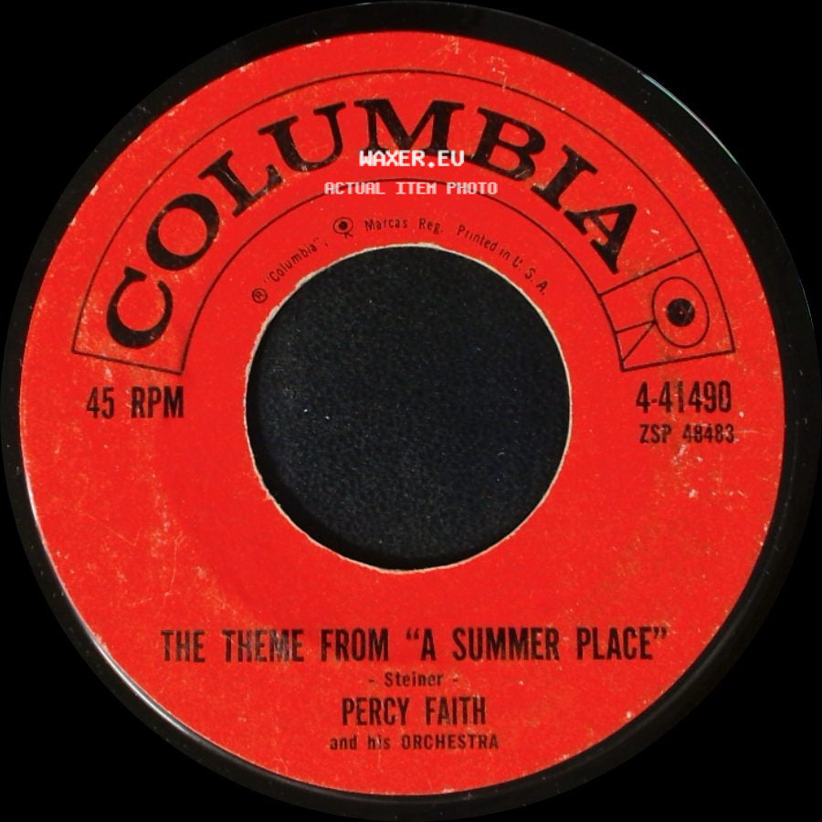 Percy Faith And His Orchestra - The Theme From "A Summer Place" / Go-Go-Po-Go side A