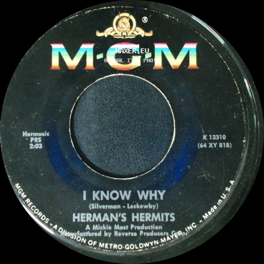 Herman's Hermits - I Know Why / Can't You Hear My Heartbeat side A