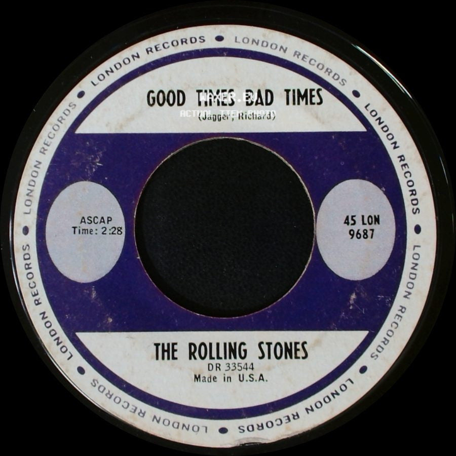 The Rolling Stones - Good Times Bad Times / It's All Over Now side A
