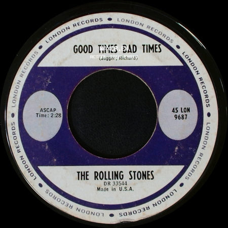 The Rolling Stones - Good Times Bad Times / It's All Over Now side A