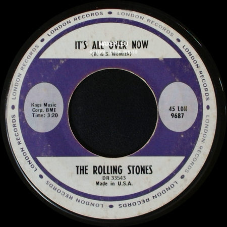 The Rolling Stones - Good Times Bad Times / It's All Over Now side B