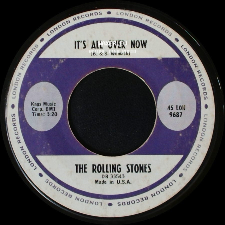 The Rolling Stones - Good Times Bad Times / It's All Over Now side B