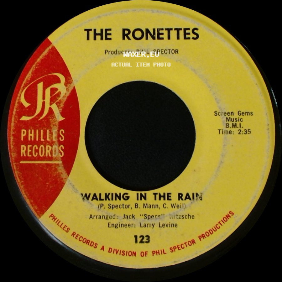 The Ronettes - Walking In The Rain / How Does It Feel? side A