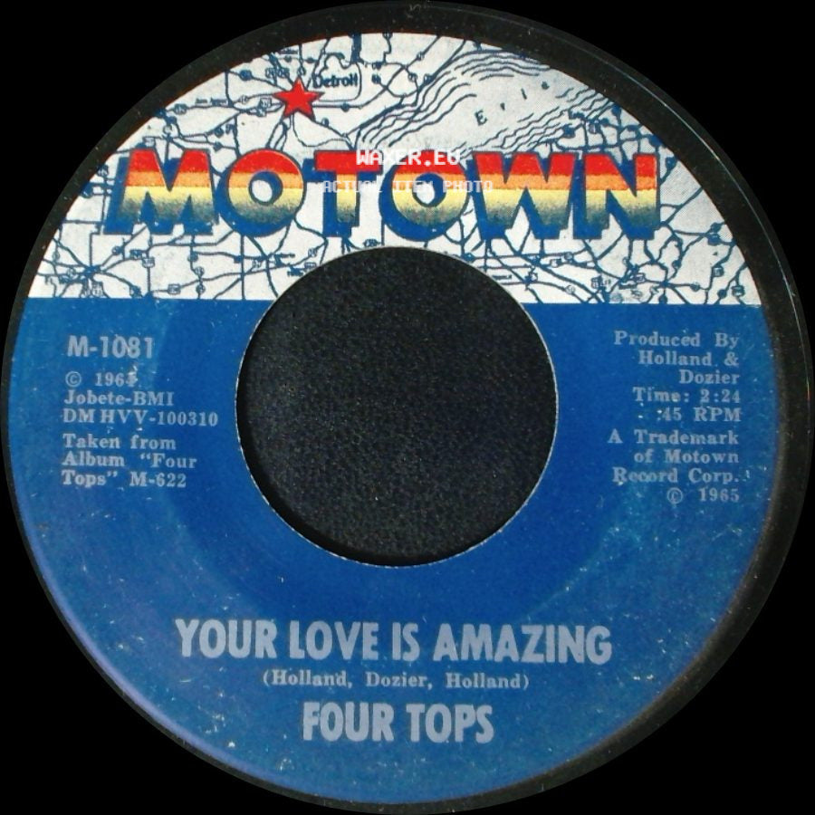 Four Tops - Your Love Is Amazing / It's The Same Old Song side A