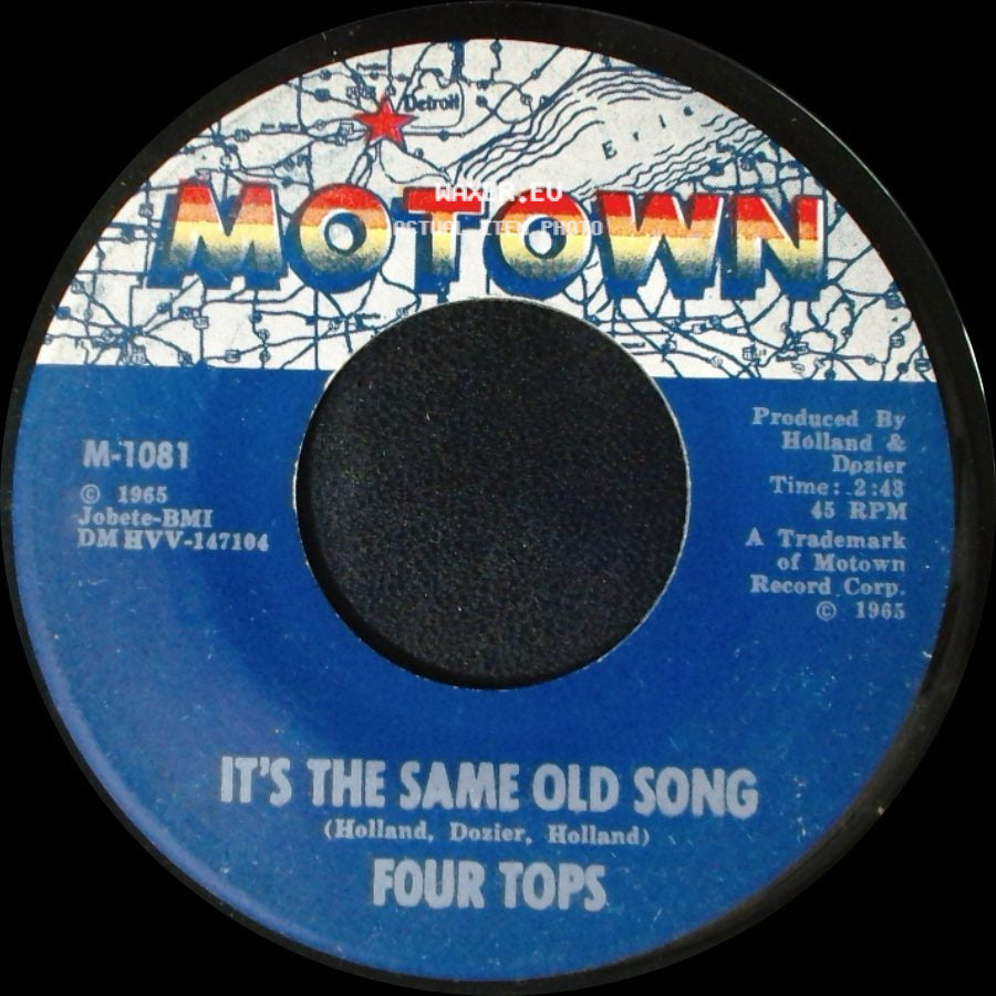Four Tops - Your Love Is Amazing / It's The Same Old Song side B