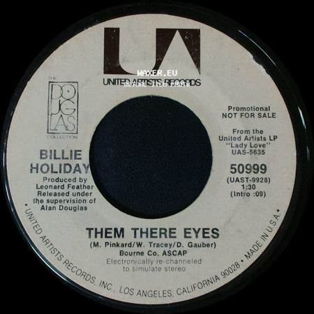 Billie Holiday - Them There Eyes / My Man (Mon Homme) side A