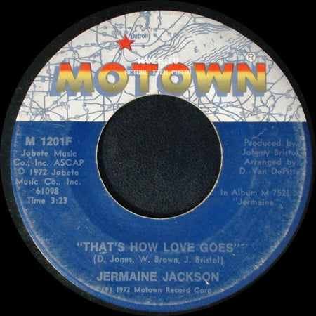 Jermaine Jackson - That's How Love Goes / I Lost My Love In The Big City side A