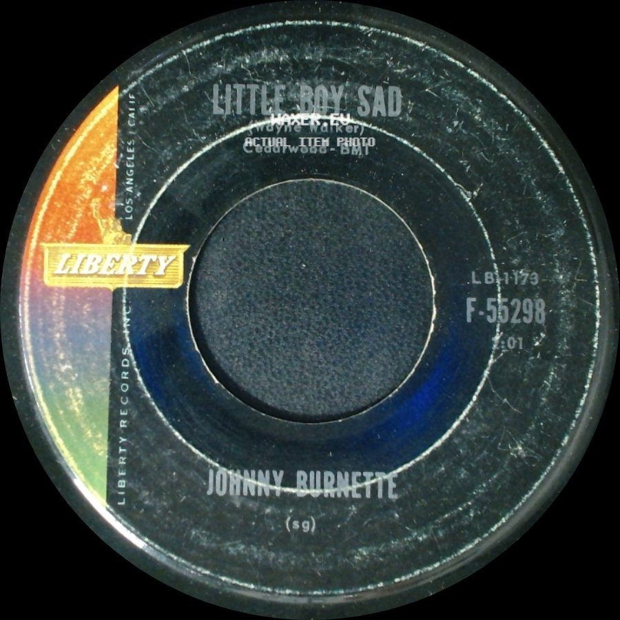 Johnny Burnette - (I Go) Down To The River / Little Boy Sad side B