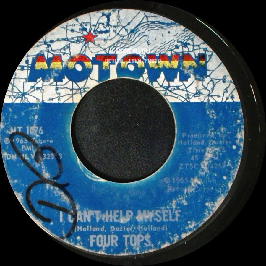 Four Tops - Sad Souvenirs / I Can't Help Myself side B