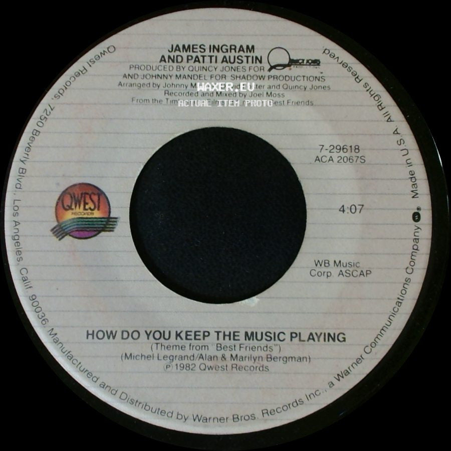 James Ingram And Patti Austin - How Do You Keep The Music Playing / How Do You Keep The Music Playing side A