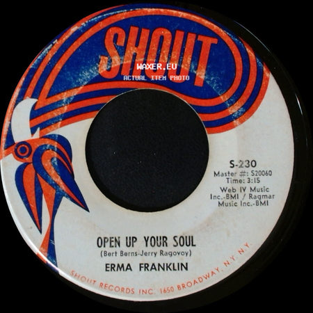 Erma Franklin - Open Up Your Soul / I'm Just Not Ready For Love side A
