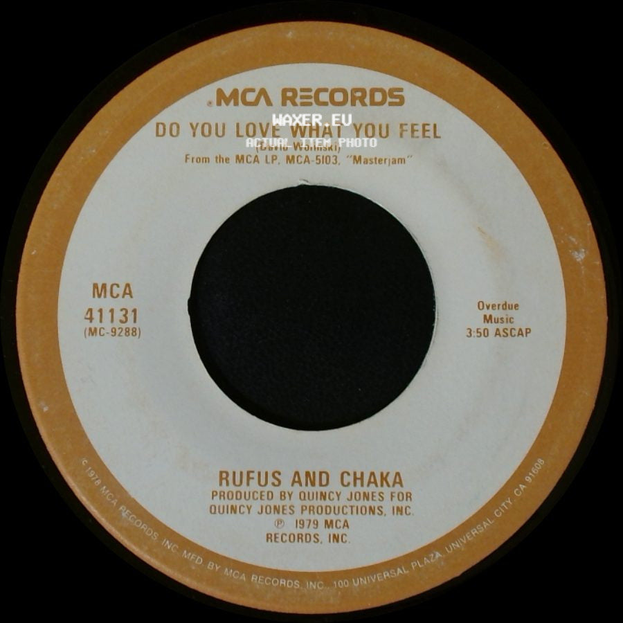 Rufus / Rufus And Chaka - Dancin' Mood / Do You Love What You Feel side B