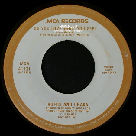 Rufus / Rufus And Chaka - Dancin' Mood / Do You Love What You Feel side B