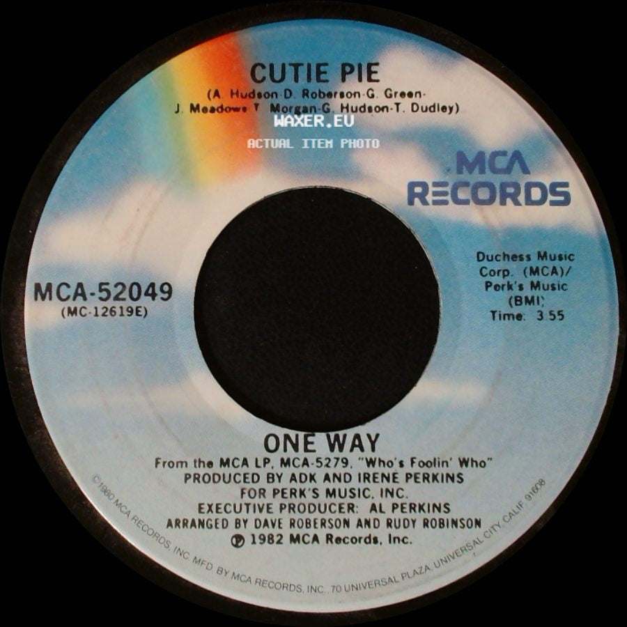 Cutie Pie / One Way - One Way / Give Me One More Chance side A
