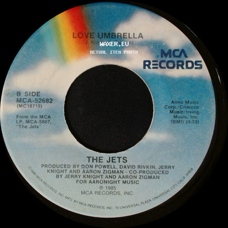 The Jets - Curiosity / Love Umbrella side B