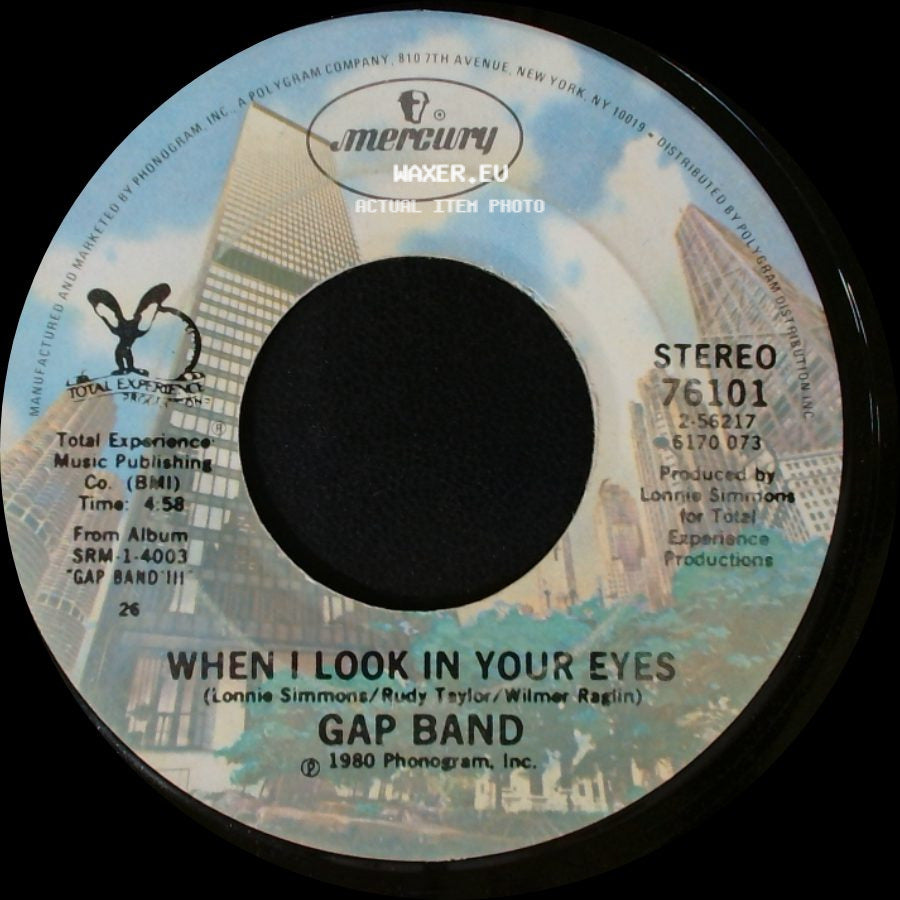 Gap Band - When I Look In Your Eyes / Yearning For Your Love side A