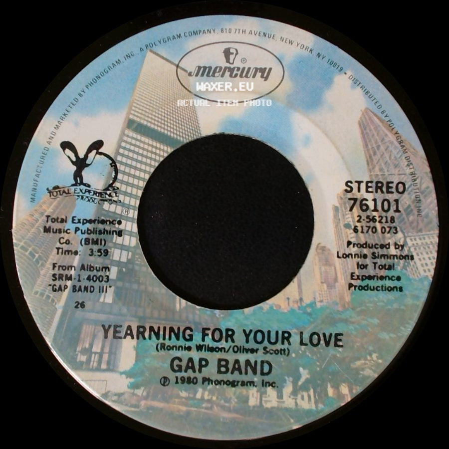 Gap Band - When I Look In Your Eyes / Yearning For Your Love side B