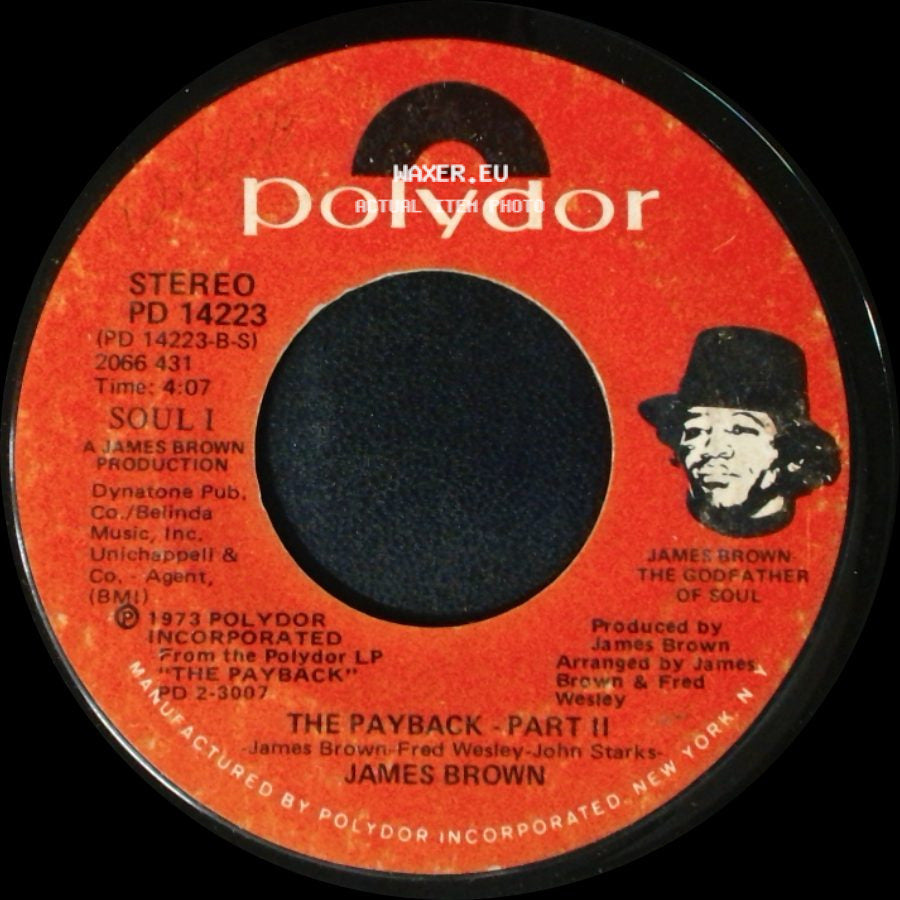 James Brown - The Payback - Part Ii / The Payback - Part I side A