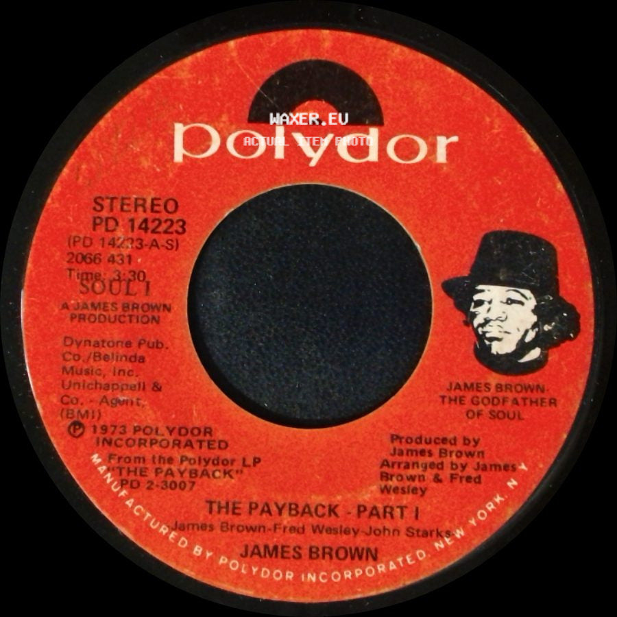 James Brown - The Payback - Part Ii / The Payback - Part I side B