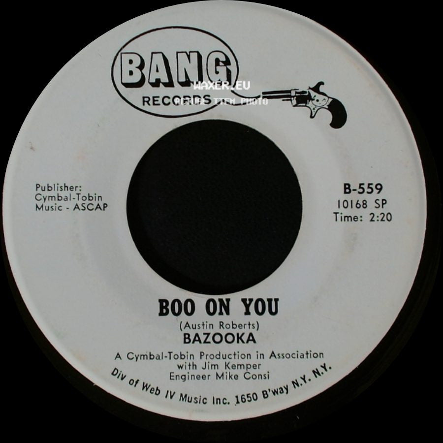 Bazooka - Boo On You / Boo On You side A