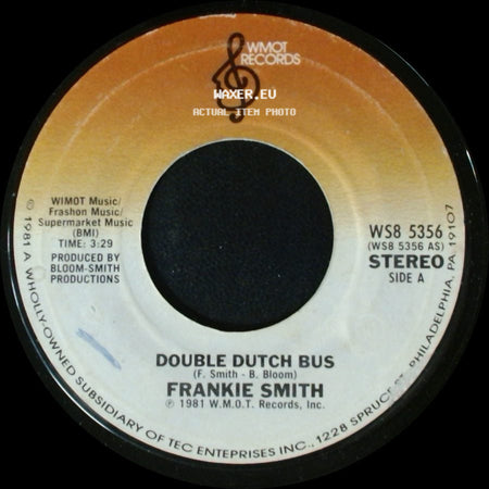 Frankie Smith - Double Dutch Bus / Double Dutch side A