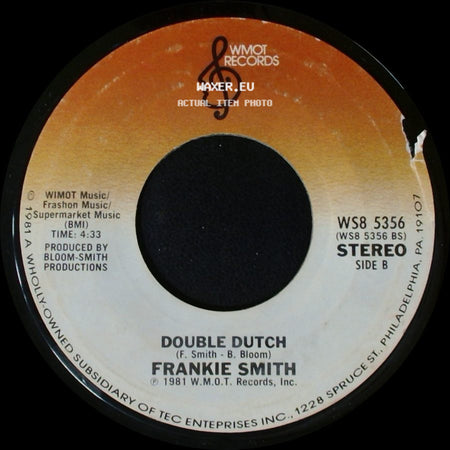 Frankie Smith - Double Dutch Bus / Double Dutch side B