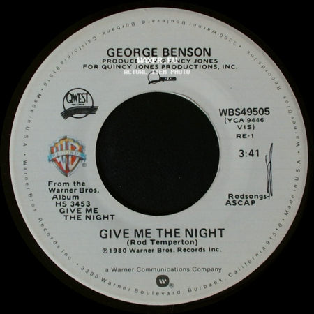 George Benson - Dinorah, Dinorah / Give Me The Night side B