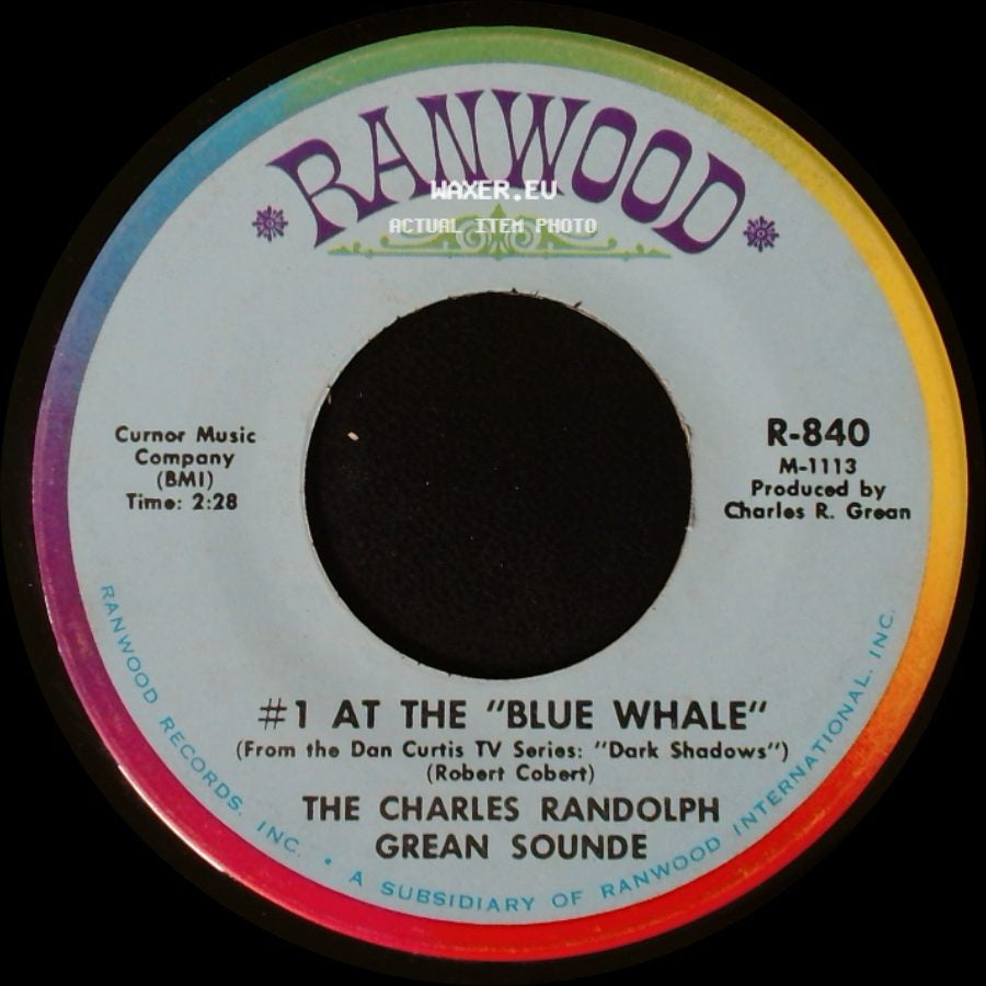 The Charles Randolph Grean Sounde - #1 At The "Blue Whale" / Quentin's Theme side A