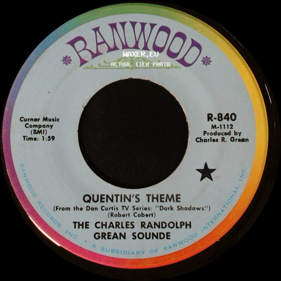 The Charles Randolph Grean Sounde - #1 At The "Blue Whale" / Quentin's Theme side B
